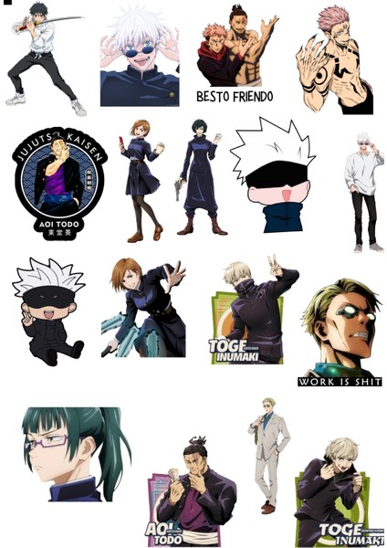 Jujutsu Kaisen Sticker Set