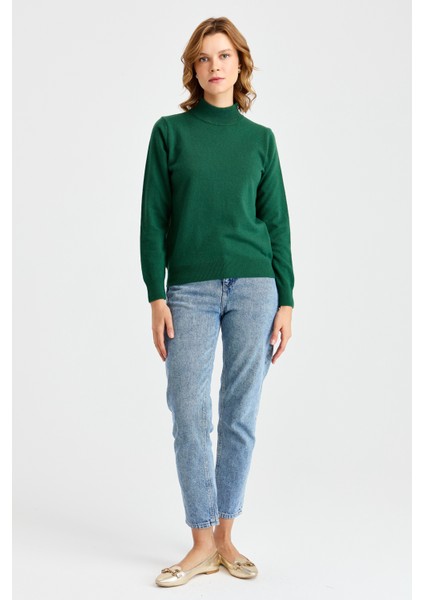 Kadın Yarım Balıkçı Yaka Klasik Bluz Ö.başı modelleri