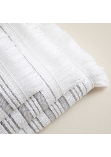 Derin Banyo Havlusu 100X150 cm Beyaz/açık Gri/koyu Gri fırsatları