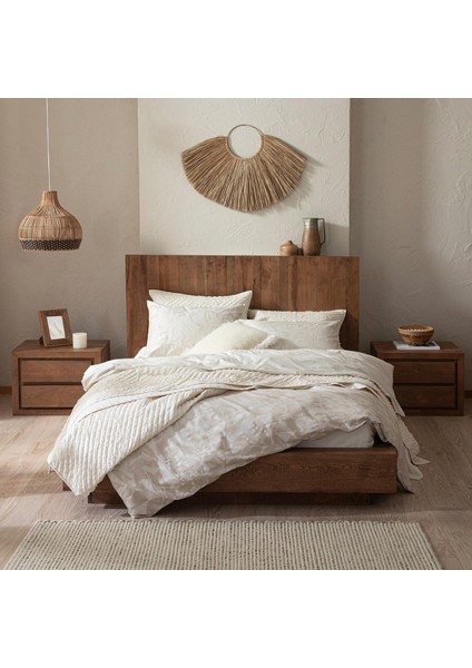 Leaves Nevresim Seti Çift Kişilik 200X220 cm Bej fiyatları