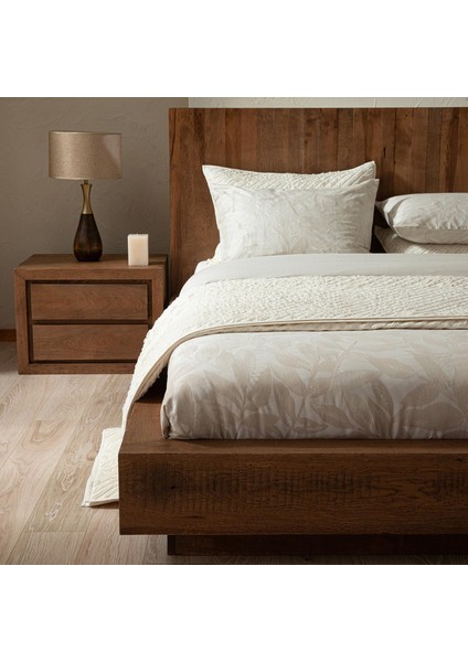 Leaves Nevresim Seti Çift Kişilik 200X220 cm Bej modelleri