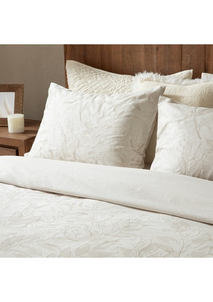 Leaves Nevresim Seti Çift Kişilik 200X220 cm Bej fırsatları