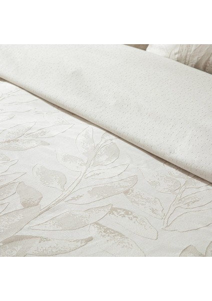 Leaves Nevresim Seti Çift Kişilik 200X220 cm Bej indirimleri