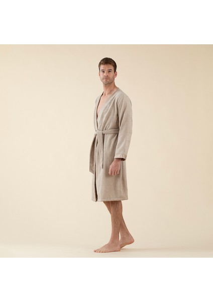Floss Unisex Bornoz Bej