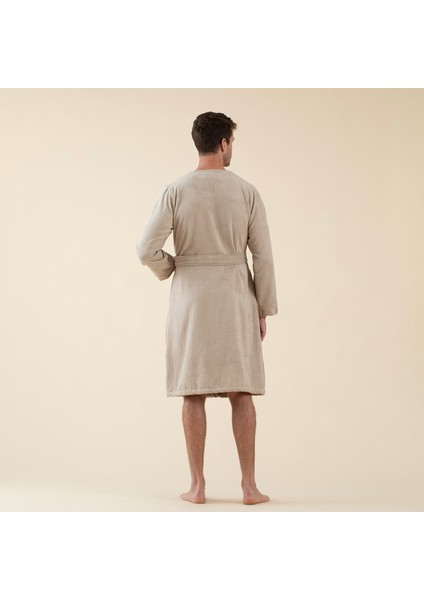 Floss Unisex Bornoz Bej