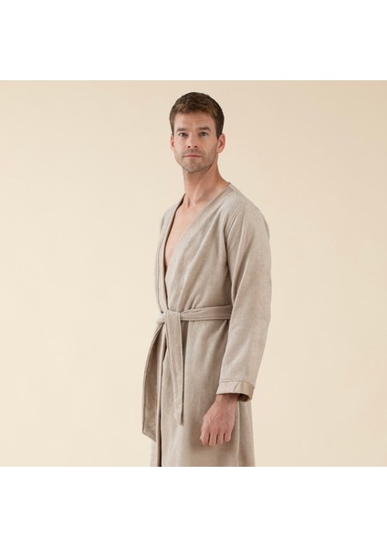 Floss Unisex Bornoz Bej
