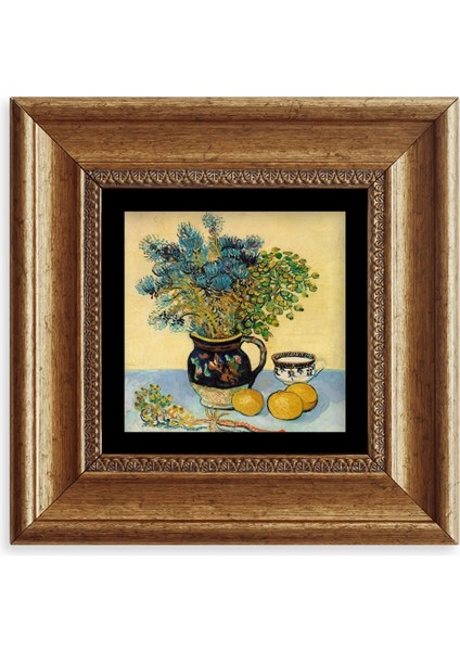 Van Gogh Çerçeveli Taş Tablo