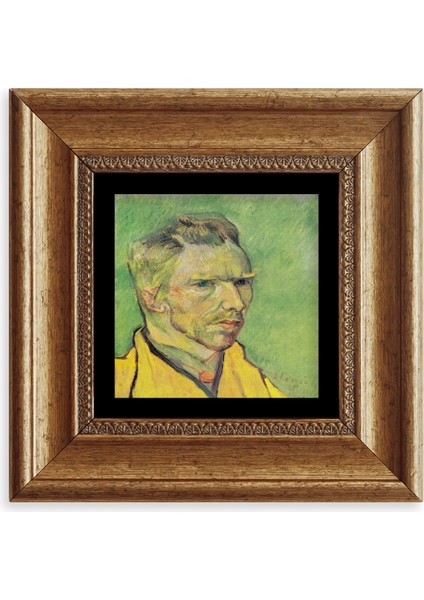 Van Gogh Çerçeveli Taş Tablo