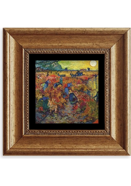 Van Gogh Çerçeveli Taş Tablo