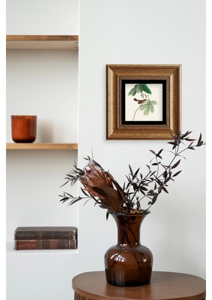 Yapraklar Çerçeveli Taş Tablo modelleri