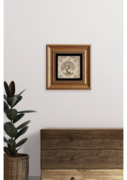 Hayat Ağacı Çerçeveli Taş Tablo indirimleri