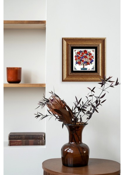 Bereket Ağacı Çerçeveli Taş Tablo fırsatları