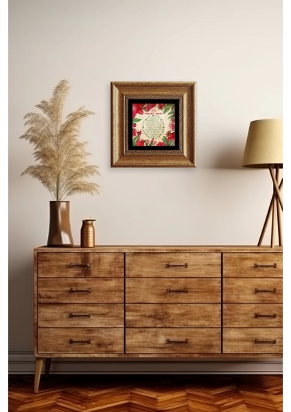 Bereket Duası Çerçeveli Taş Tablo modelleri