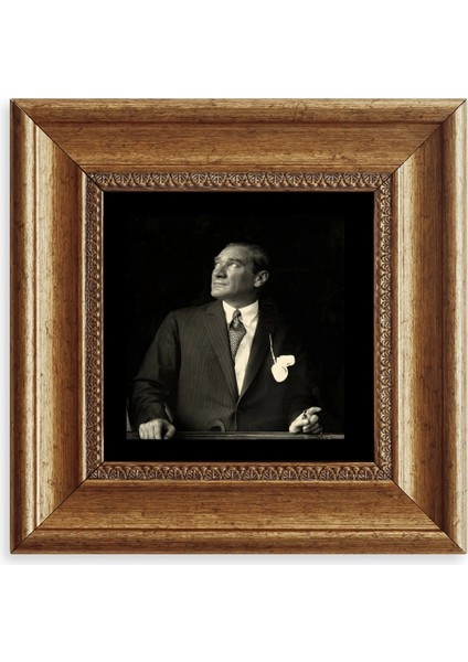 Atatürk Çerçeveli Taş Tablo