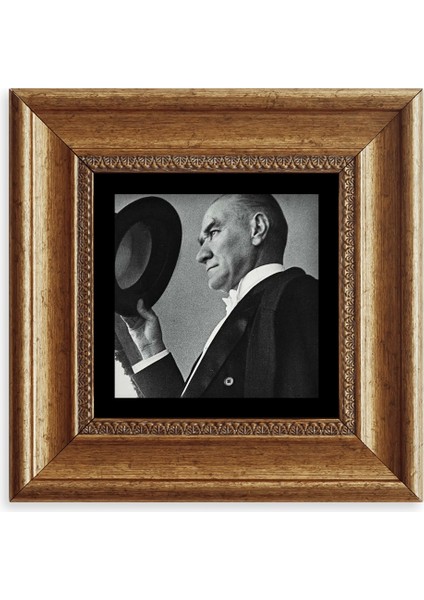 Atatürk Çerçeveli Taş Tablo