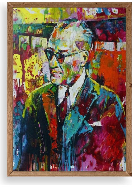 Atatürk Ahşap Çerçeveli Tablo