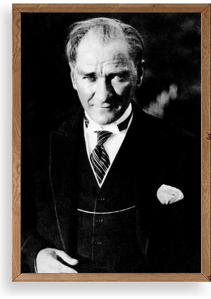 Atatürk Ahşap Çerçeveli Tablo
