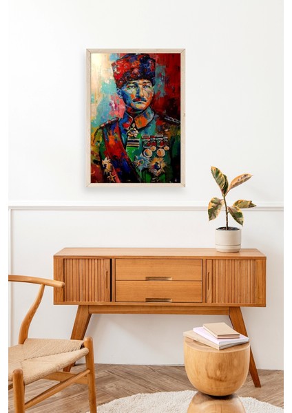 Atatürk Ahşap Çerçeveli Tablo modelleri