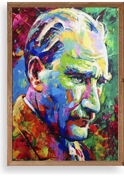 Atatürk Ahşap Çerçeveli Tablo