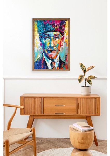 Atatürk Ahşap Çerçeveli Tablo modelleri