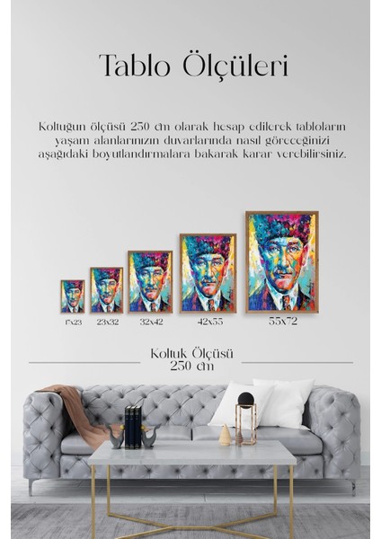 Atatürk Ahşap Çerçeveli Tablo indirimleri