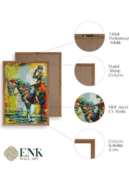 Atatürk Ahşap Çerçeveli Tablo fırsatları