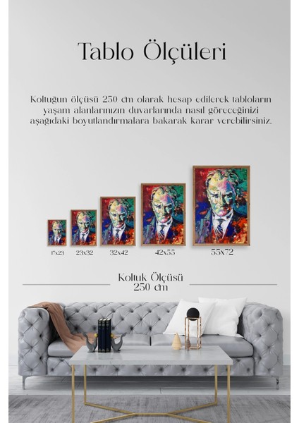 Atatürk Ahşap Çerçeveli Tablo fırsatları