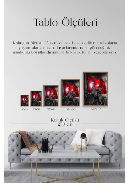 Atatürk Ahşap Çerçeveli Tablo indirimleri