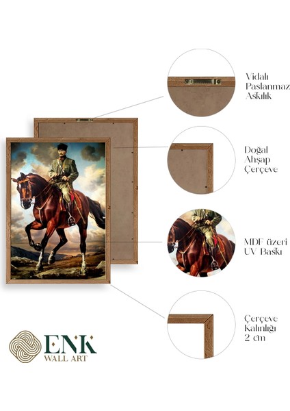 Atatürk Ahşap Çerçeveli Tablo fırsatları