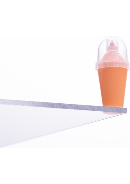 PVC kutulu fosforlu kalem, Turuncu 1 adet