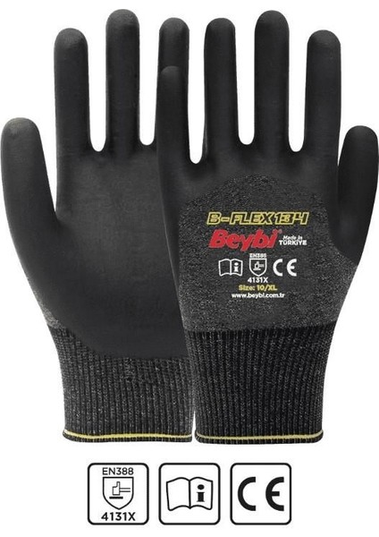 Beybi FLEX134 Likralı Nitril Eldiven No:9