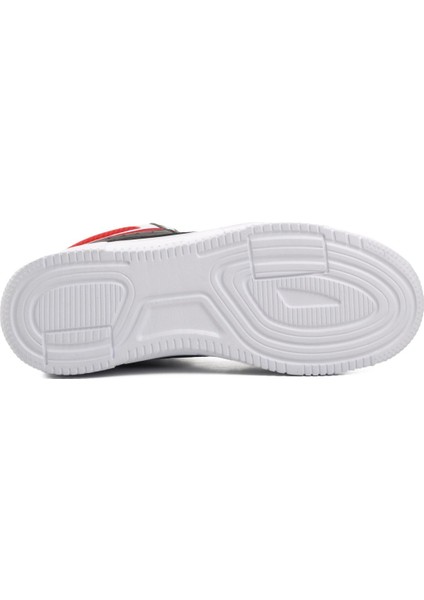 Berry Hi Beyaz-Siyah-Kırmızı Bağcıklı Unisex Hi Sneaker indirimleri