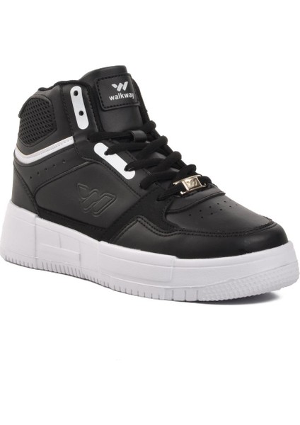 Berry Hi Siyah-Beyaz Bağcıklı Unisex Hi Sneaker