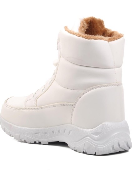 Parse Içi Kürklü Beyaz Kadın Kar Botu fırsatları