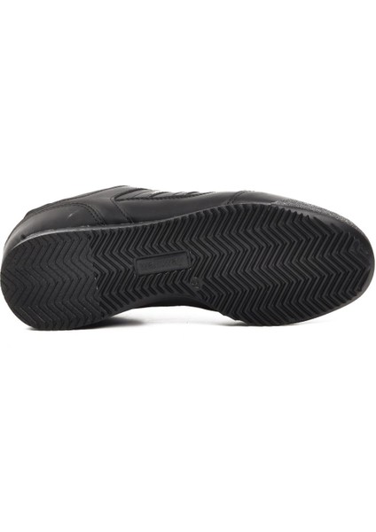 Effective Pu Siyah-Altın Bağcıklı Erkek Sneaker