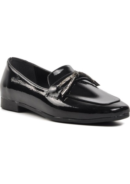 514508 Siyah Kadın Loafer Ayakkabı