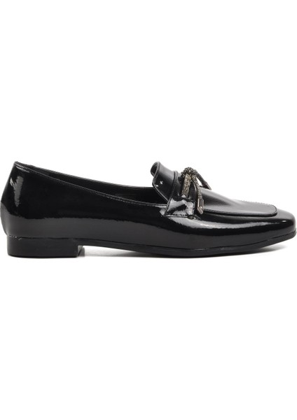 514508 Siyah Kadın Loafer Ayakkabı
