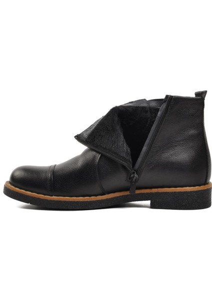 1311 Siyah Deri Erkek Bot modelleri