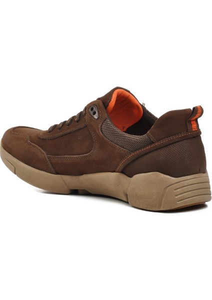 244110-3 Kahve Nubuk Hakiki Deri Erkek Casual Ayakkabı fırsatları
