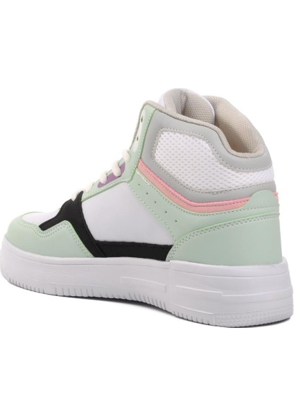 Berry Hi Beyaz-Su Yeşili Bağcıklı Unisex Hi Sneaker fırsatları