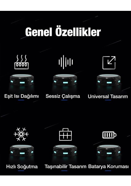 Dijital Ekranlı Turbo Soğutucu 30W Tüm Tabletlere Uyumlu Tablet Soğutucu Radyatör Soğutma Fanı fiyatları