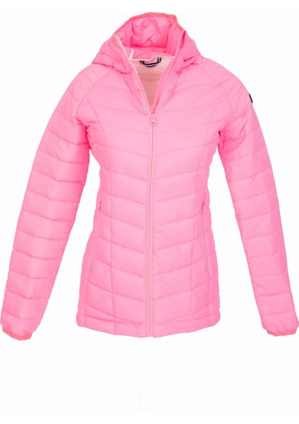 Kadın Kısa Sabit Kapşonlu Dolgulu Spor Şişme Mont 8722 fırsatları