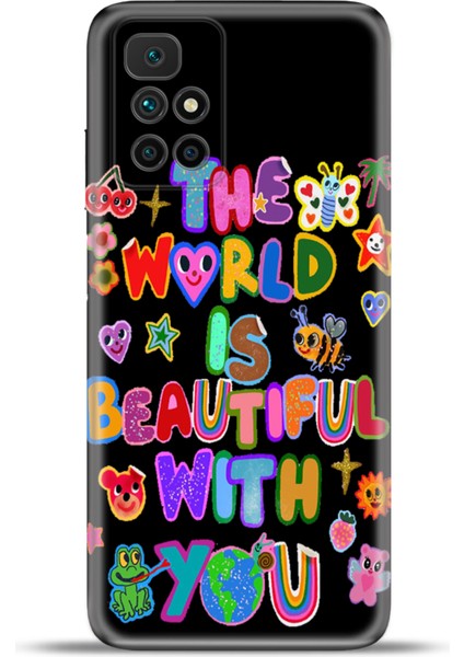 Xiaomi Redmi 10 2022 Kılıf Esnek Silikon Kamera Koruma 4K Desenli Özel Tasarım - You