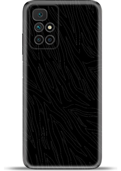 Xiaomi Redmi 10 2022 Kılıf Esnek Silikon Kamera Koruma 4K Desenli Özel Tasarım - Zebra Mod
