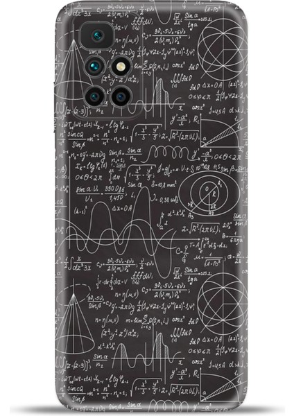 Xiaomi Redmi 10 2022 Kılıf Esnek Silikon Kamera Koruma 4K Desenli Özel Tasarım - Quantum Fizik