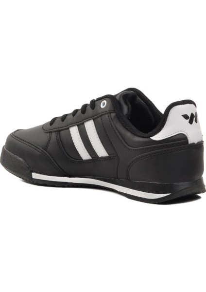 Effective Pu Siyah-Beyaz Bağcıklı Erkek Sneaker