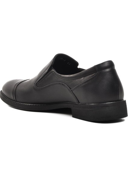 2330-24K Siyah Hakiki Deri Erkek Casual Ayakkabı fırsatları