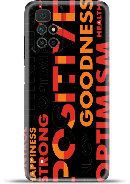 Xiaomi Redmi 10 2022 Kılıf Esnek Silikon Kamera Koruma 4K Desenli Özel Tasarım - Optimism