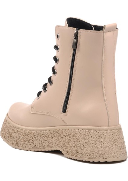 145-01 Bej Içi Polarlı Kadın Bot fırsatları