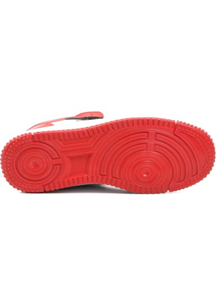 Haykat Uzun Kırmızı Bağcıklı Unisex Hi Sneaker indirimleri